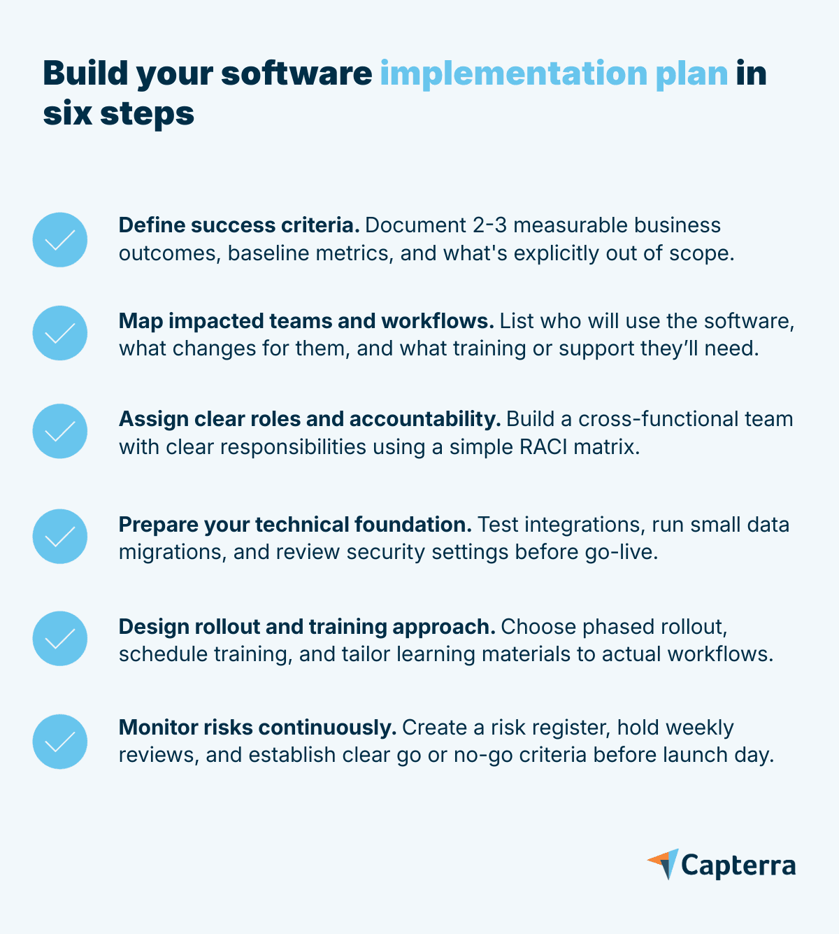 The Ultimate Guide to Successful Software Implementation Plan | Capterra