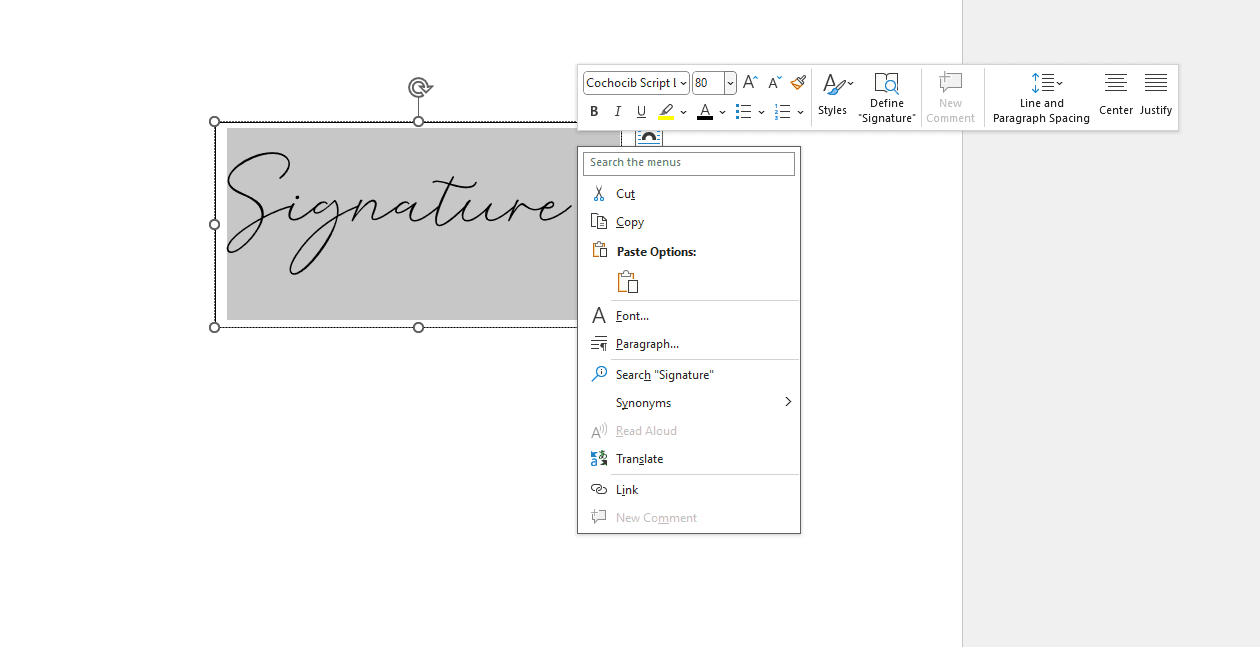 Signature Box Word How To Add a Signature in Word: A Step-by-Step Guide | Capterra